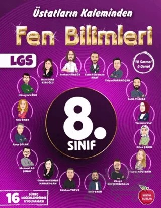 8. Sınıf Fen Bilimleri Üstatların Kaleminden Yıllık 16 Deneme – Kolektif – Newton Yayınları kitap kapağı