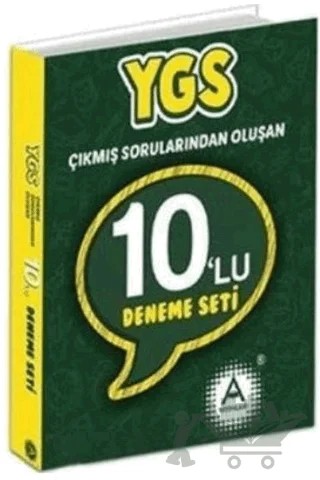 2017 YGS Çıkmış Sorulardan Oluşan 10'lu Deneme Seti – Kolektif – A Yayınları kitap kapağı