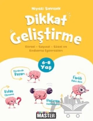 6-8 Yaş Junior Master Dikkat Geliştirme Egzersizleri – Kolektif – Okyanus Yayınları kitap kapağı