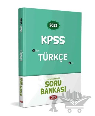 2023 KPSS Türkçe Soru Bankası – Kolektif – Data Yayınları kitap kapağı