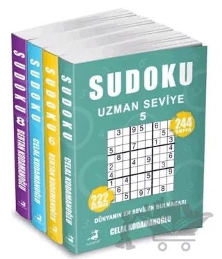 Sudoku Uzman Seviye Seti 2 - 4 Kitap Takım – Kolektif – Olimpos Yayınları kitap kapağı