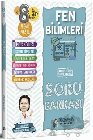 8. Sınıf Fen Bilimleri Soru Bankası – Emine Ünal, Zuhal Aydoğan Araz – Forza Yayınları kitap kapağı