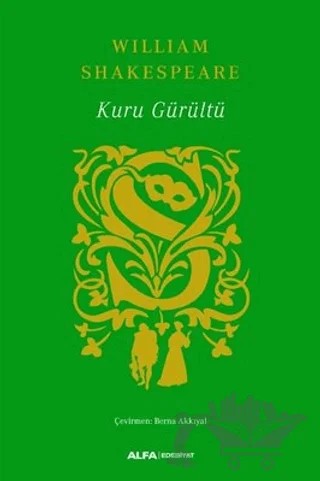 Kuru Gürültü – William Shakespeare – Alfa Yayınları kitap kapağı