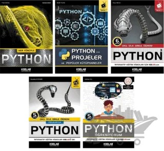 Süper Python Seti 2 (5 Kitap Takım) – Kolektif – Kodlab Yayın Dağıtım kitap kapağı