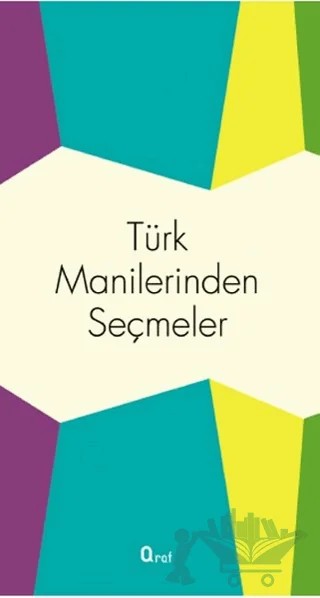 Türk Manilerinden Seçmeler – Kolektif – Araf Yayınları kitap kapağı