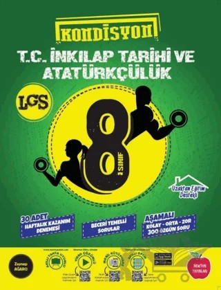 8. Sınıf T.C. İnkılap Tarihi ve Atatürkçülük Kondisyon Deneme – Zeynep Ağarcı – Newton Yayınları kitap kapağı