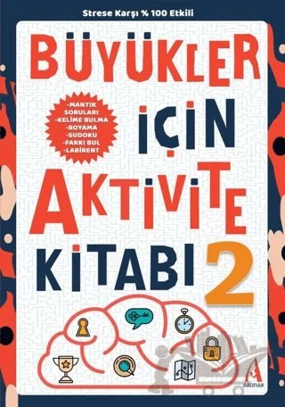 Büyükler İçin Aktivite Kitabı 2 – Kolektif – Arunas Yayıncılık kitap kapağı