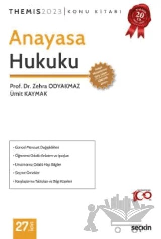 THEMIS – Anayasa Hukuku – Ümit Kaymak, Zehra Odyakmaz – Seçkin Yayıncılık kitap kapağı