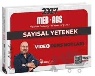 2027 MEB - AGS Sayısal Yetenek Video Ders Notları – Güven Göllüoğlu – Hoca Kafası Yayınları kitap kapağı