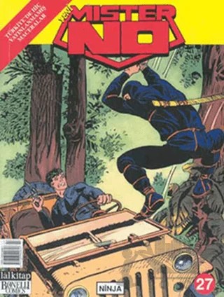 Mister No Sayı: 27 Ninja – Lal Kitap kitap kapağı
