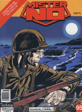 Yeni Mister No Sayı: 95 Guadalcanal! – Lal Kitap kitap kapağı