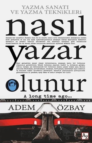 Nasıl Yazar Olunur – Adem Özbay – Az Kitap kitap kapağı