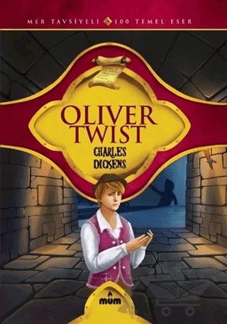 Oliver Twist – Charles Dickens – Mum Yayınları kitap kapağı