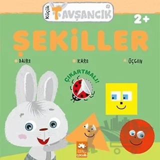 Şekiller - Küçük Tavşancık – Rasa Dmuchovskiene – Eksik Parça Yayınları kitap kapağı