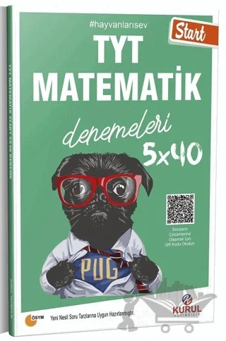 YKS TYT Matematik Start 5x40 Denemeleri – Kolektif – Kurul Yayıncılık kitap kapağı