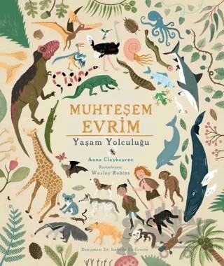 Muhteşem Evrim – Anna Claybourne – Martı Çocuk Yayınları kitap kapağı