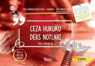 Ceza Hukuku Ders Notları - Özel Hükümler – Kolektif – Temsil Kitap kitap kapağı