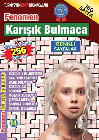 Fenomen Karışık Bulmaca 14 – Bertan Kodamanoğlu – Maxi Yayıncılık kitap kapağı