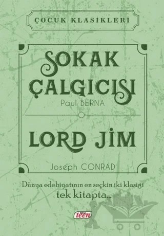Sokak Çalgıcısı - Lord Jim – Joseph Conrad, Paul Berna – Teen Yayıncılık kitap kapağı