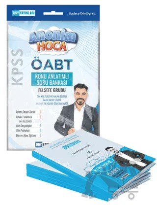 2022 Öabt Din Kültürü Ve Ahlak Bilgisi Anonim Hoca Konu Anlatımlı Soru Bankası Felsefe Grubu – Kolektif – DDY Yayınları kitap kapağı