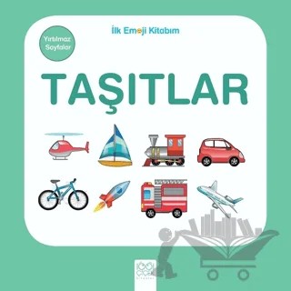 Taşıtlar - İlk Emoji Kitabım – Kolektif – 1001 Çiçek Kitaplar kitap kapağı