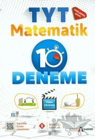 TYT Matematik 10 Deneme Sınavı – Kolektif – Sonuç Yayınları kitap kapağı