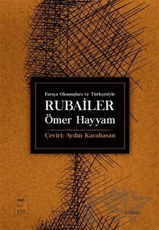 Farsça Okunuşları ve Türkçesiyle Rubailer – Ömer Hayyam – Telos Yayıncılık kitap kapağı