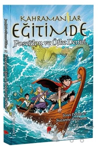 Kahramanlar Eğitimde 2 Poseidon ve Öfke Denizi – Joan Holub, Suzanne Williams – Peta Kitap kitap kapağı