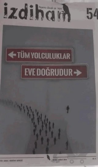 İzdiham Dergisi Ocak Şubat 2024 – İzdiham Dergisi kitap kapağı