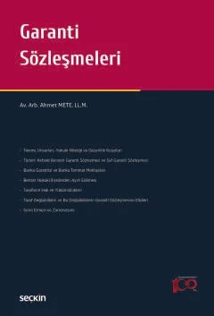 Garanti Sözleşmeleri – Ahmet Mete – Seçkin Yayıncılık kitap kapağı