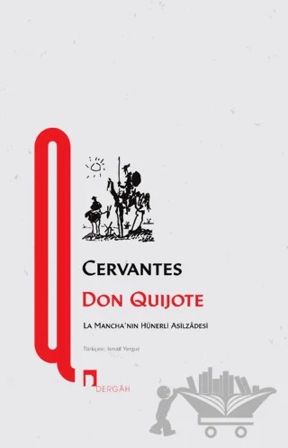 Don Quijote – Miguel de Cervantes Saavedra – Dergah Yayınları kitap kapağı