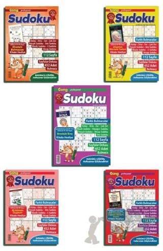 Maxi Gong Sudoku 5'li Set – Kolektif – Maxi Yayıncılık kitap kapağı