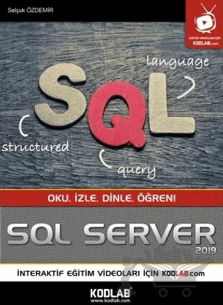 SQL Server 2019 – Selçuk Özdemir – Kodlab Yayın Dağıtım kitap kapağı