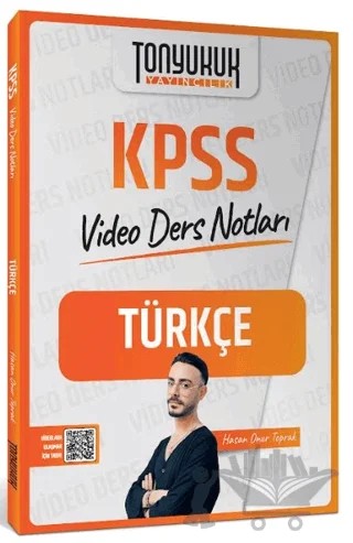 KPSS Türkçe Video Ders Notları – Hasan Onur Toprak – Tonyukuk Yayıncılık kitap kapağı