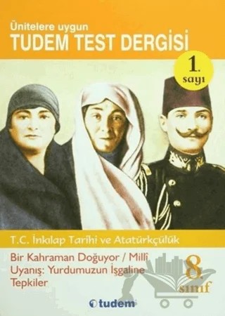 8. Sınıf T.C. İnkilap Tarihi ve Atatürkçülük Test Dergisi (8'li Set) – Kolektif – Tudem Yayınları kitap kapağı