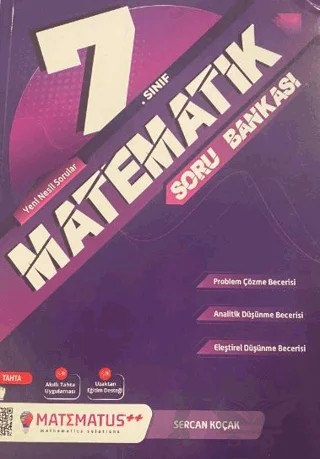 7. Sınıf Matematik Soru Bankası – Kolektif – Matematus Yayınları kitap kapağı