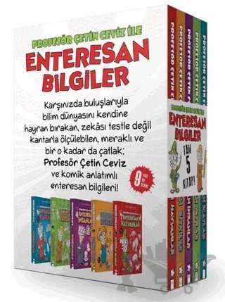 Enteresan Bilgiler Seti (5 Kitap Takım Kutulu) – Ayşe Saliha Emon – Acayip Kitaplar kitap kapağı