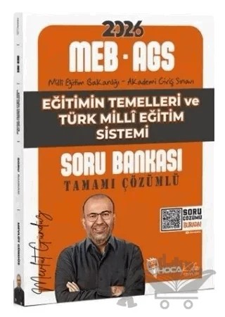 2026 MEB-AGS Eğitimin Temelleri ve Türk Milli Eğitim Sistemi Soru Bankası Çözümlü – Mevlüt Gündüz – Hoca Kafası Yayınları kitap kapağı