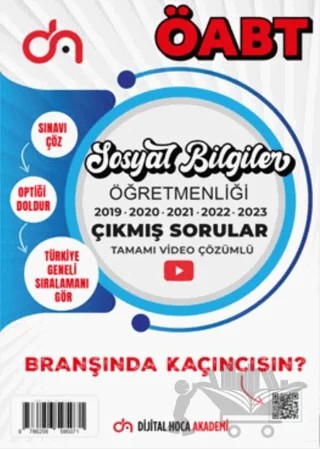 ÖABT Sosyal Bilgiler Öğretmenliği Son Beş Yıl Çıkmış Sorular Tamamı Video Çözümlü – Kolektif – Dijital Hoca kitap kapağı