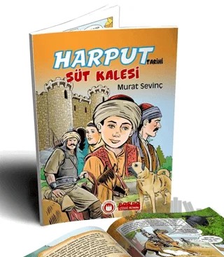 Harput Tarihi Süt Kalesi (Çizgi Roman Büyük Boy Renkli) 7+Yaş – Kemal Batmaz – Bordo Ressam kitap kapağı