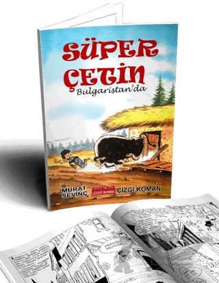 Süper Çetin Bulgaristan'da – Murat Sevinç – Bordo Ressam kitap kapağı