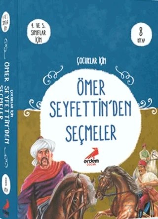 Çocuklar İçin Ömer Seyfettin'den Seçmeler (8 Kitap Takım) – Ömer Seyfettin – Erdem Çocuk kitap kapağı