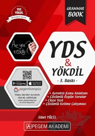 2018 YDS & YÖKDİL Grammar Book – Sibel Yücel – Pegem Akademi Yayıncılık kitap kapağı