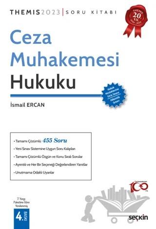 THEMIS - Ceza Muhakemesi Hukuku Soru Kitabı – İsmail Ercan – Seçkin Yayıncılık kitap kapağı