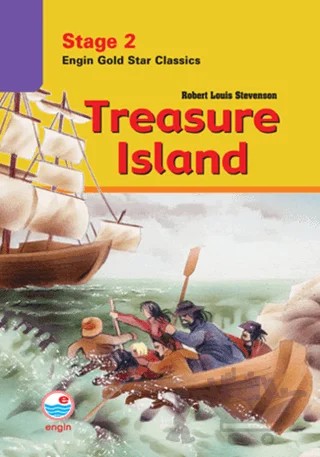 Treasure Island - Stage 2 – Robert Louıs Stevenson – Engin Yayınevi kitap kapağı