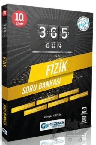 10. Sınıf 365 Gün Fizik Soru Bankası – Güngör Sezgin – Gezegen Yayıncılık kitap kapağı