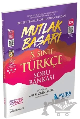 5. Sınıf Mutlak Başarı Türkçe Soru Bankası – Cahit Şenkaya – Muba Yayınları kitap kapağı