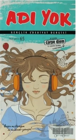 Adı Yok Gençlik Edebiyat Dergisi Sayı: 65 – Carpe Diem Kitapları kitap kapağı