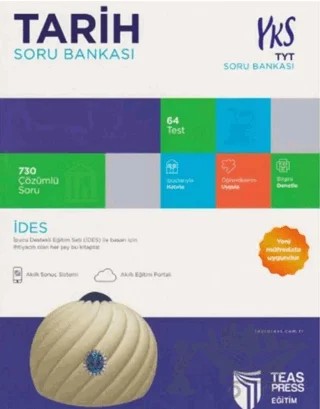 TYT Tarih Soru Bankası – Kolektif – Teas Press kitap kapağı