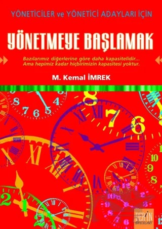 Yönetmeye Başlamak – M. Kemal İmrek – Derin Yayınları kitap kapağı